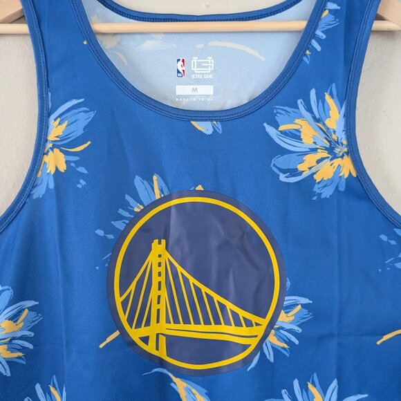 NWT Steph Curry #30 Floral Mesh Player Tank Golden State Warriors NBA Ultra Game - Picture 5 of 6
